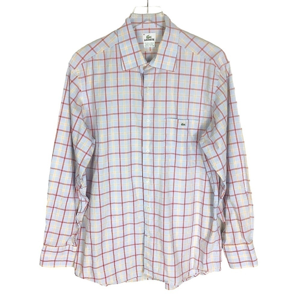 Lacoste Men's Career Dress Shirt Size Sz‎ 44